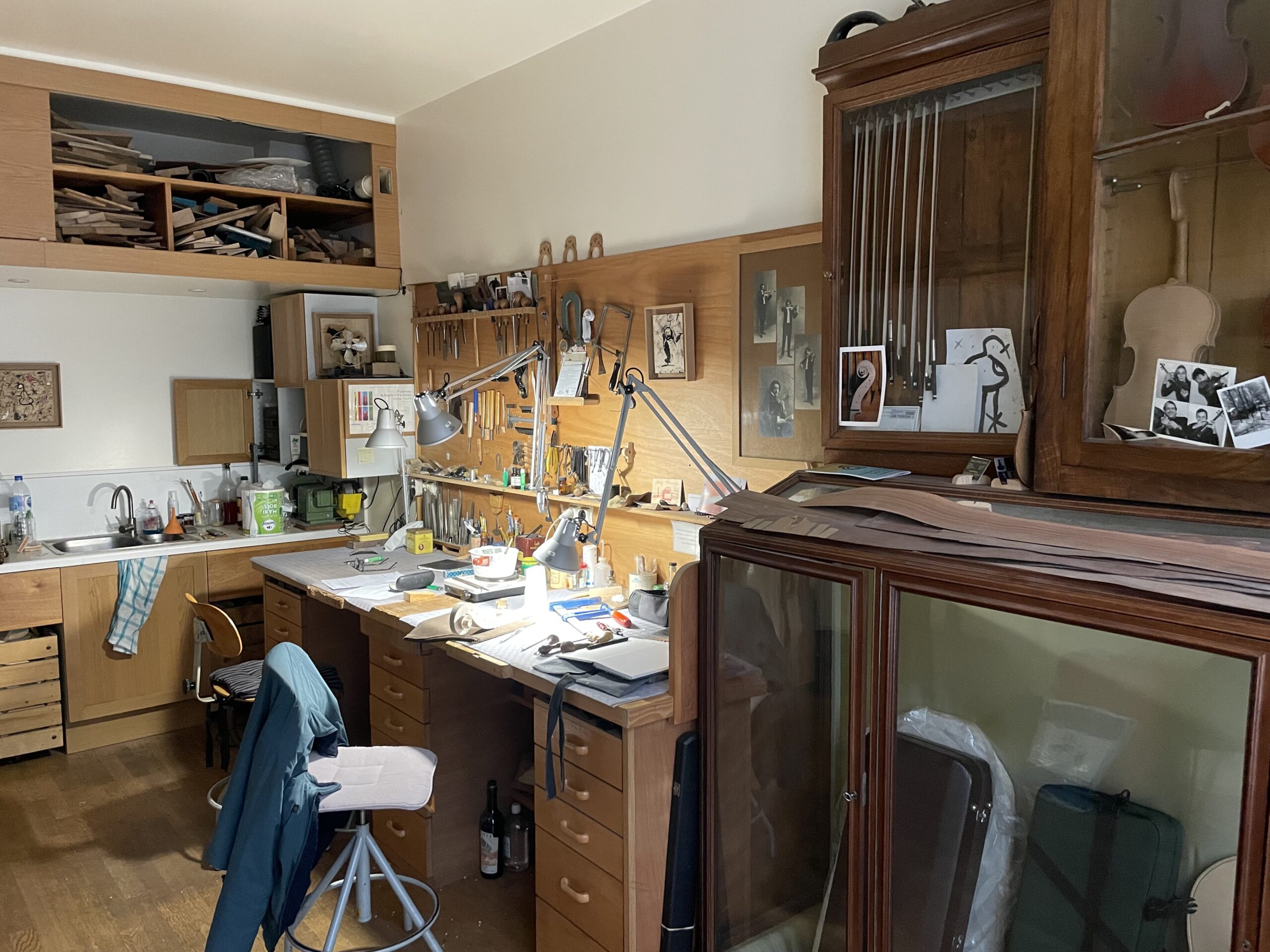 atelier de lutherie du quatuor violoncelle